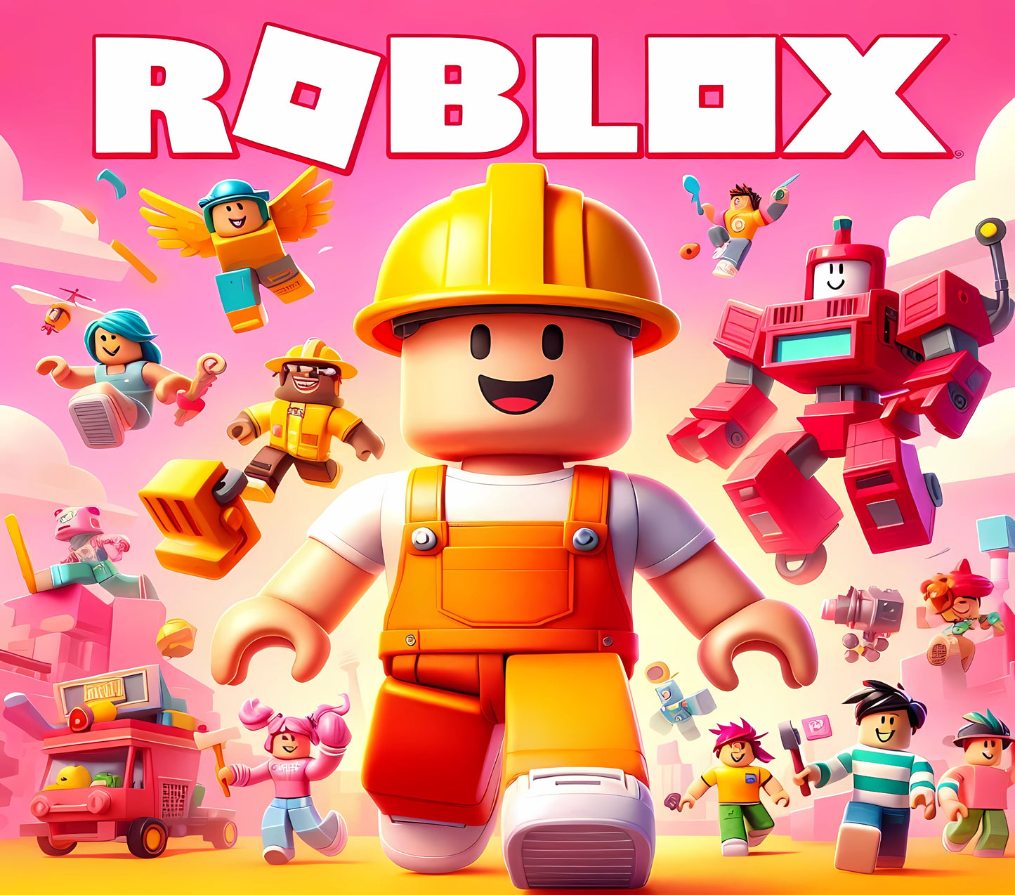Tumbler 20 oz with Roblox design