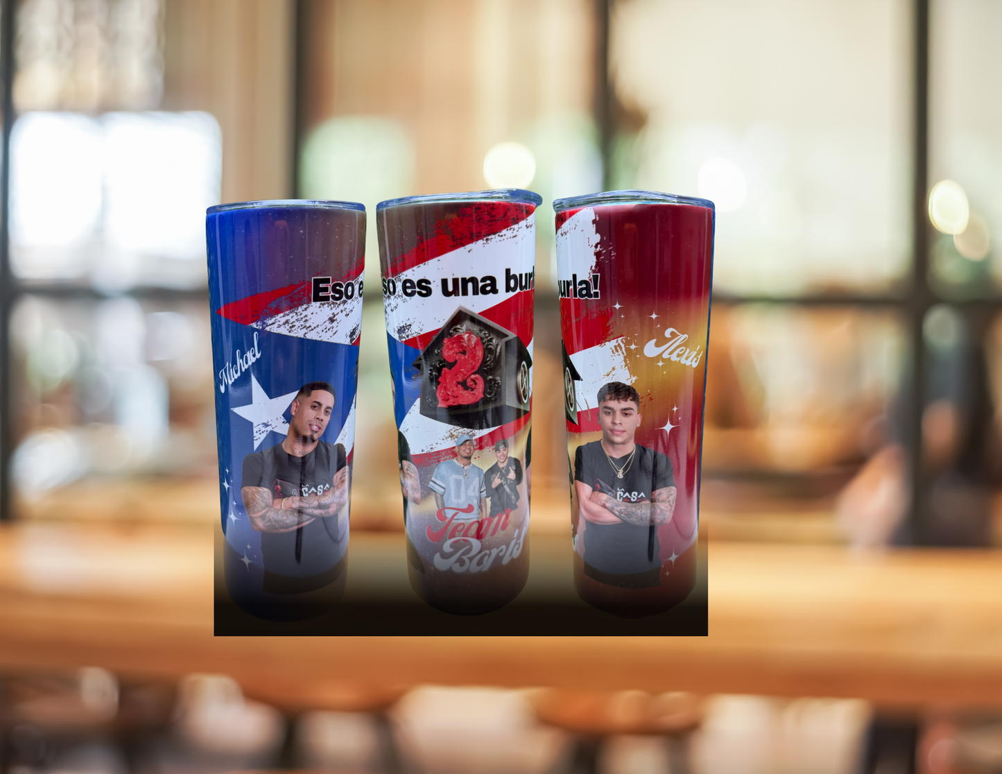 Team Los Boris, La Casa De Alofoke Design 20 oz Tumbler, Team Michael, Team Jlexis